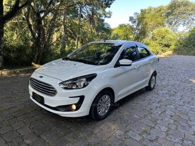 FORD - KA + - 2019/2020 - Branca - R$ 56.900,00